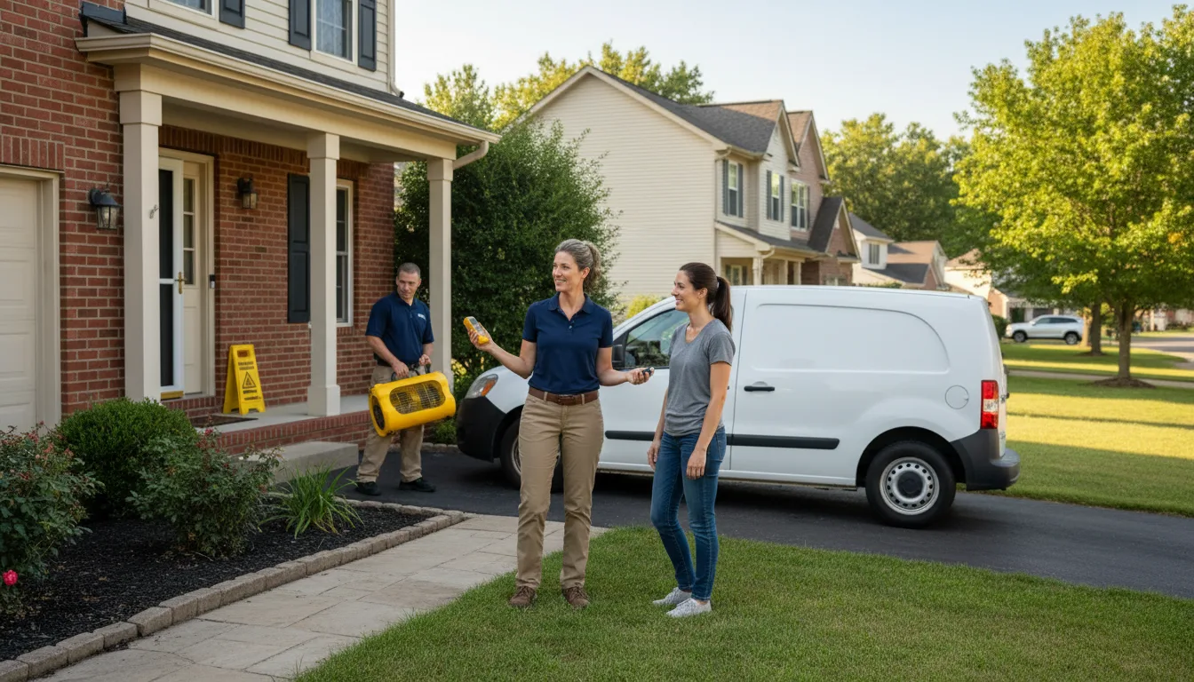 Water restoration image for Water Damage & Restoration Services in Glenwood, NM